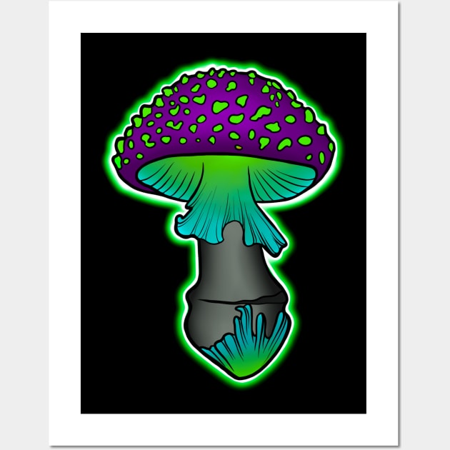 Fungi Perfection Wall Art by Inkoholic